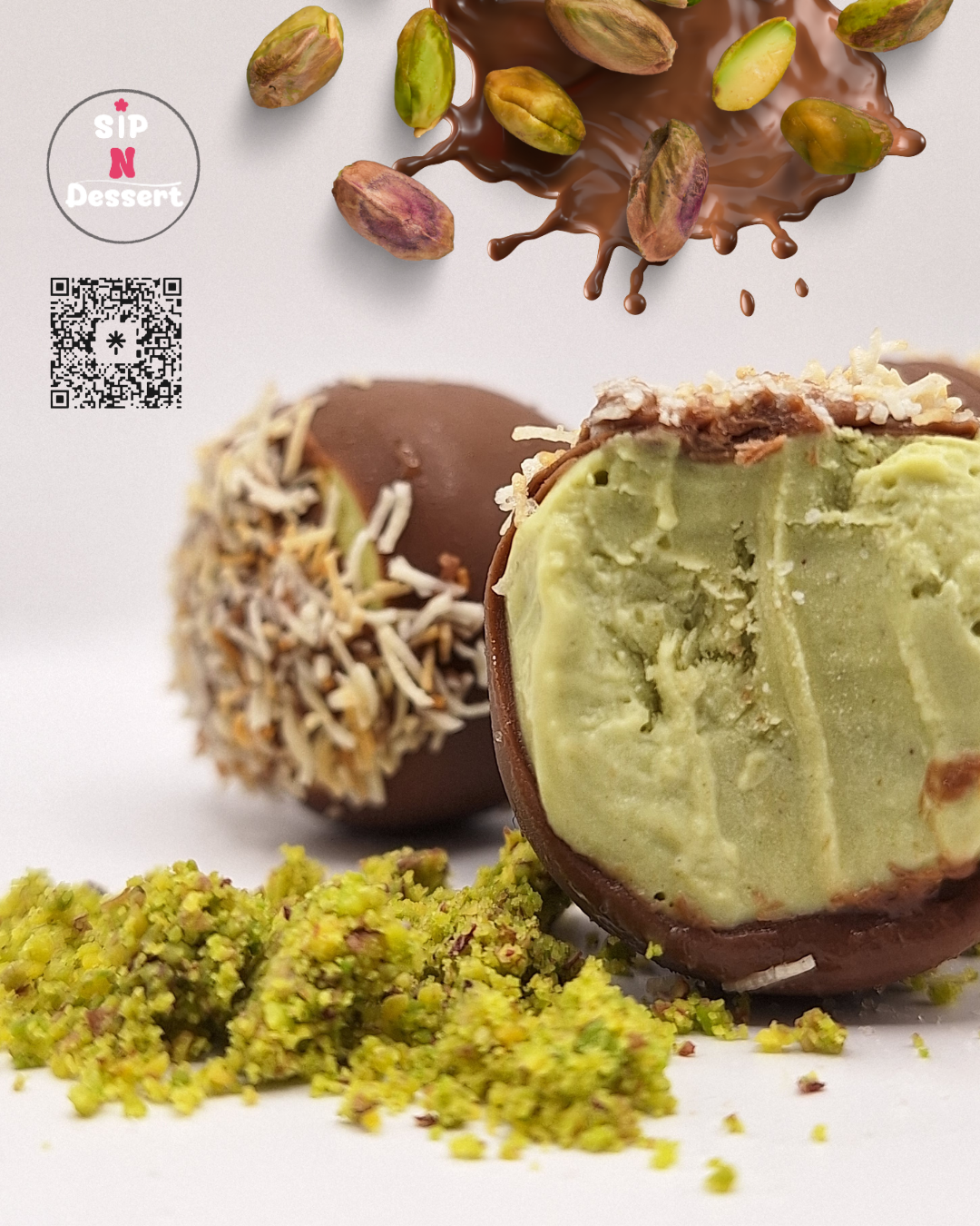 Ice Cream Fruilx Pistachio Kunafa