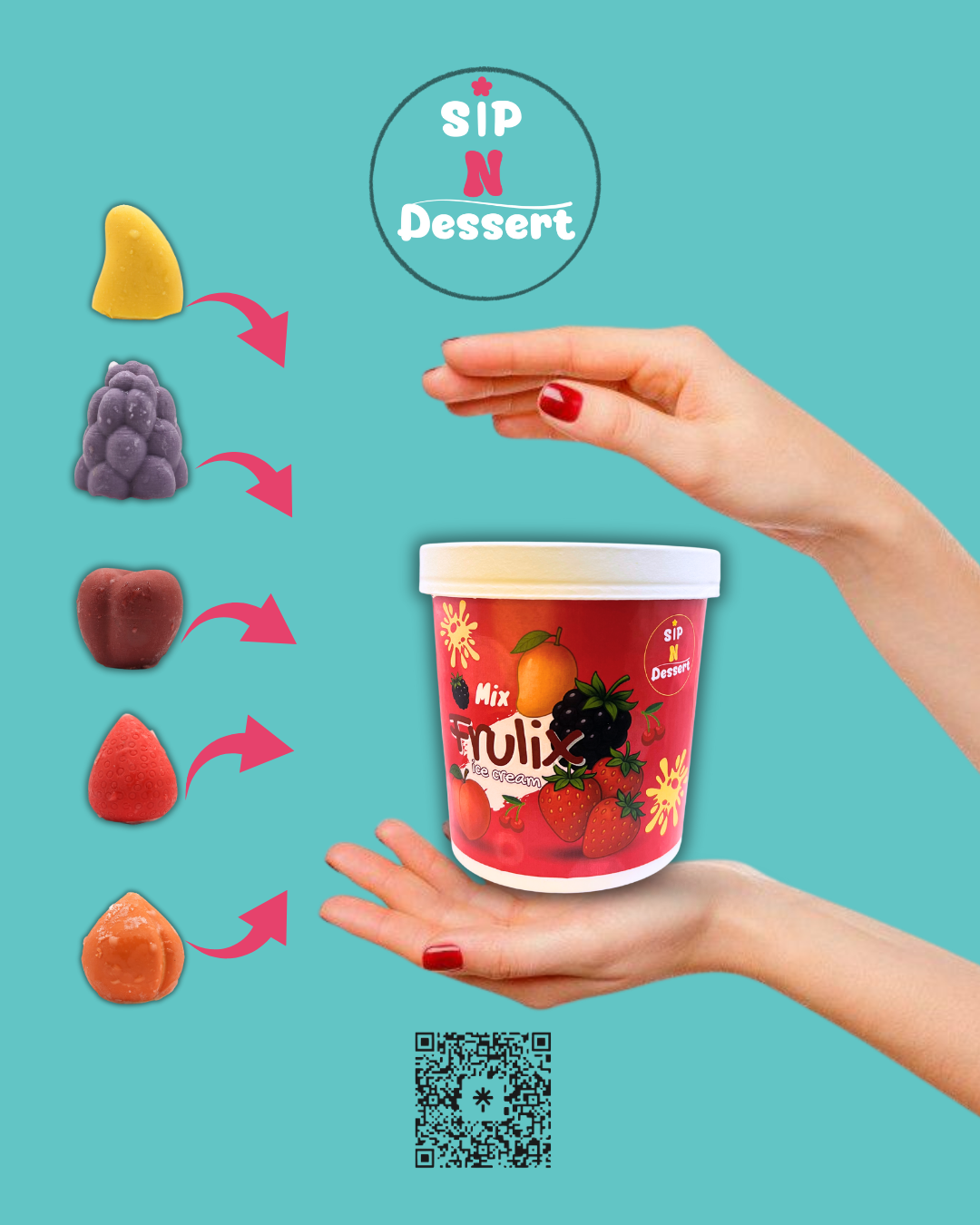 Ice Cream Frulix Mix Fruit